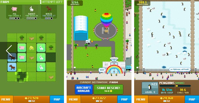 Gameplay screenshot from disco zoo for Android