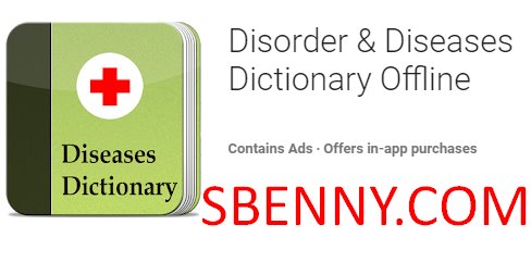 dizionario di disordine e malattie offline