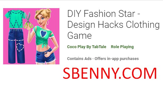 diy fashion star design hacks juego de ropa