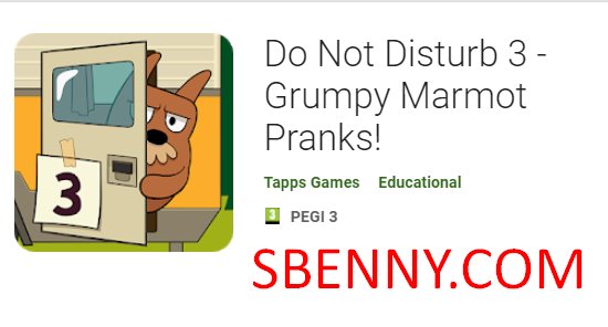 do not disturb 3 grumpy marmot pranks