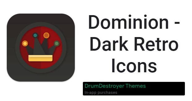 ciemne retro ikony dominium