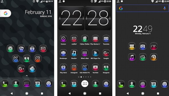 Gameplay screenshot from domka icon pack for Android