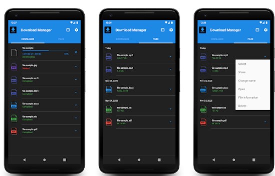 Gameplay screenshot from download manager for Android