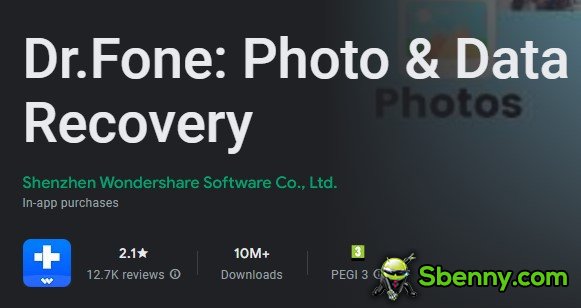 dr fone photo and data recovery