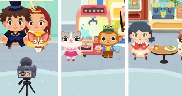 Gameplay screenshot from dr panda town mall for Android