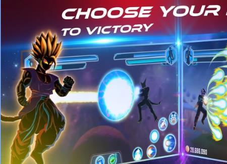 Gameplay screenshot from dragon shadow battle warriors super hero legend for Android