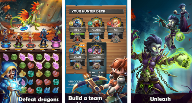 Gameplay screenshot from dragons and diamonds for Android