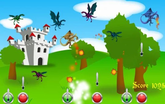Gameplay screenshot from dragons and swords pro for Android