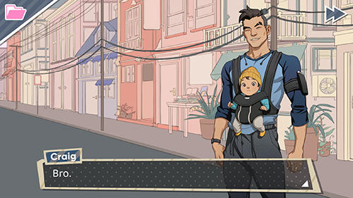 Gameplay screenshot from dream daddy for Android