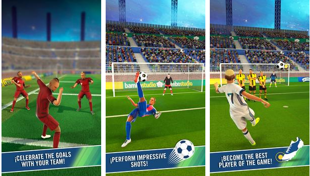 Gameplay screenshot from dream soccer star for Android