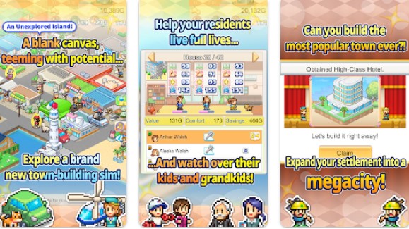 Gameplay screenshot from dream town island for Android
