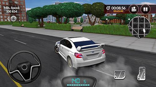Gameplay screenshot from drive for speed simulator for Android