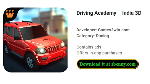 driving academy india 3d