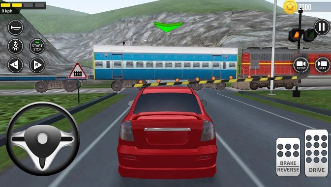 Gameplay screenshot from driving academy india 3d for Android