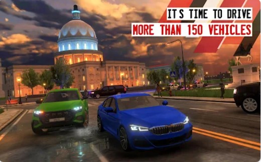 Gameplay screenshot from driving school sim 2020 for Android