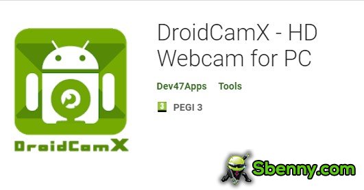 webcam webcam droidcamx għall-pc