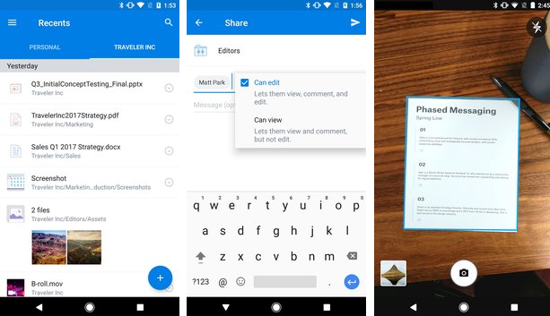 Gameplay screenshot from dropbox for Android