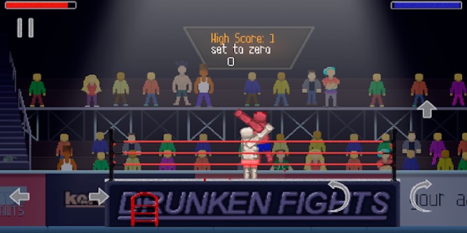 Gameplay screenshot from drunken fights plus for Android