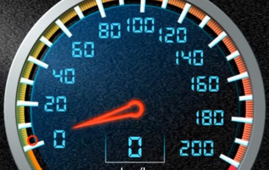 Gameplay screenshot from ds speedometer for Android