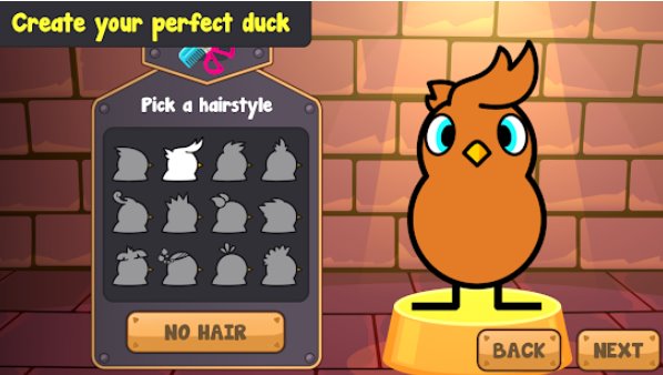 Gameplay screenshot from duck life battle for Android