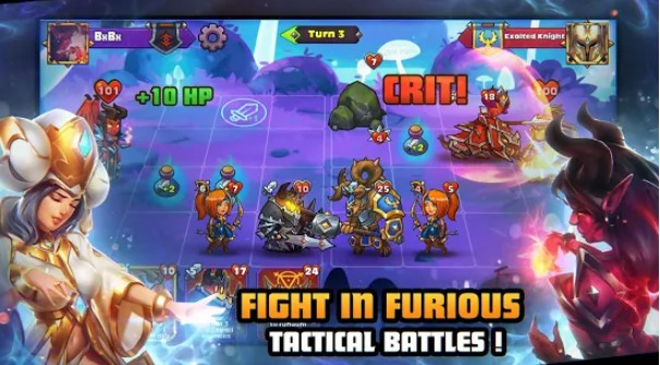 Gameplay screenshot from duel heroes ccg card battle arena pro for Android