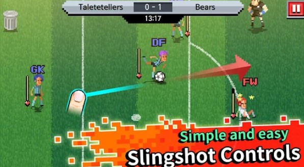 Gameplay screenshot from dumber league for Android