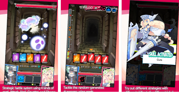 Gameplay screenshot from dungeon and girls for Android