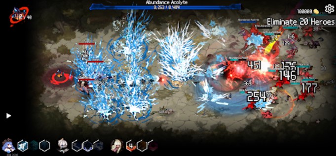 Gameplay screenshot from dungeon squad for Android