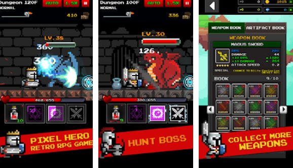 dungeon x pixel hero 2APK Android
