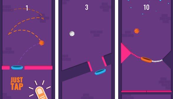 Gameplay screenshot from dunk a lot for Android