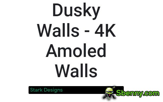 Dunkle Wände 4k amolierte Wände