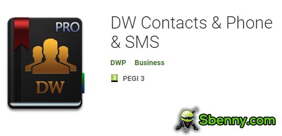 contacts dw et téléphone et sms