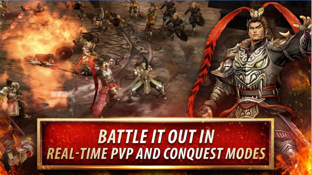 Gameplay screenshot from dynasty warriors unleashed for Android