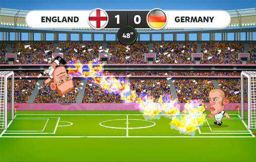 Gameplay screenshot from eURO 2016 head soccer for Android