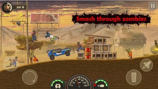 Gameplay screenshot from earn to die 3 for Android