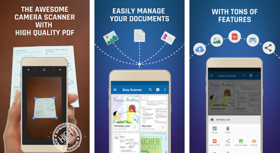 Gameplay screenshot from easy scanner pro for Android