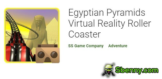 montagne russe di realtà virtuale delle piramidi egiziane