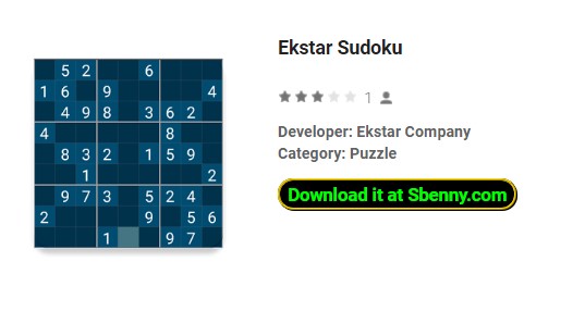 ekstar sudoku