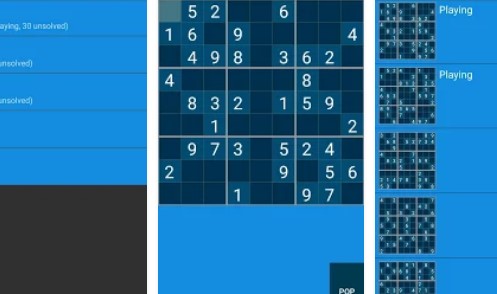 Gameplay screenshot from ekstar sudoku for Android