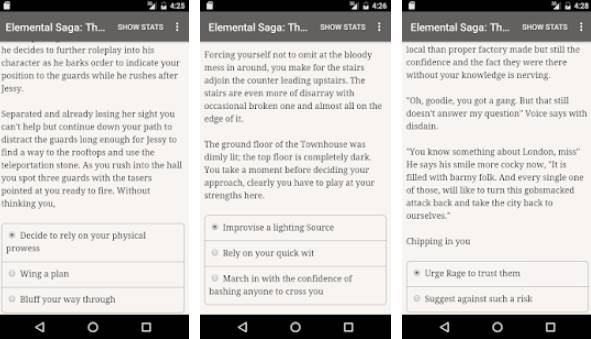 Gameplay screenshot from elemental saga the awakening for Android