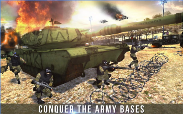 Gameplay screenshot from elite gunship strike for Android