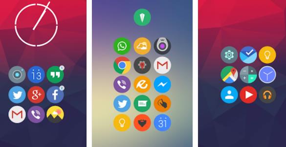 Gameplay screenshot from elun icon pack for Android