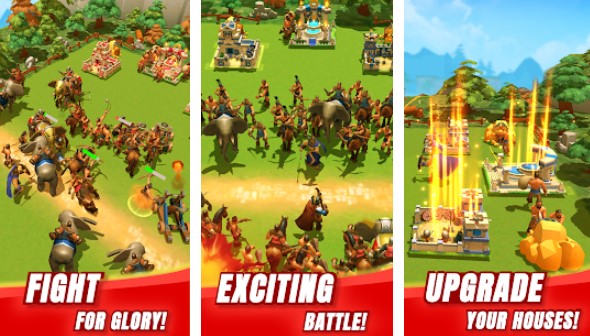 Gameplay screenshot from empire clash survival battle for Android