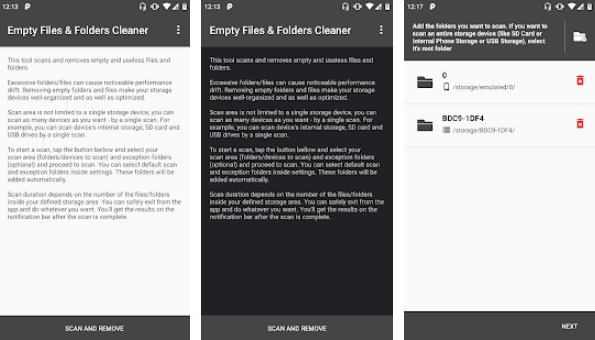 empty files and folders cleaner pro MOD APK Android