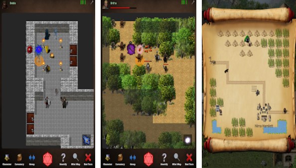 Gameplay screenshot from endless adventure a roguelike full party rpg for Android
