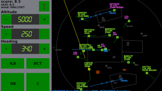 Gameplay screenshot from endless atc for Android