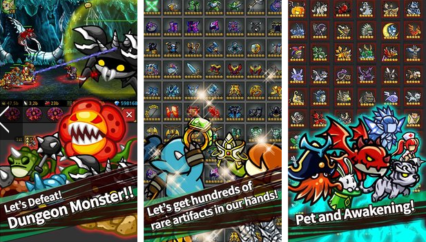 Gameplay screenshot from endless frontier rpg online for Android