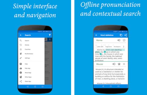 dicionário inglês premium MOD APK Android