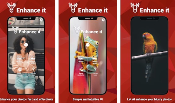 Gameplay screenshot from enhance it fix your photos for Android