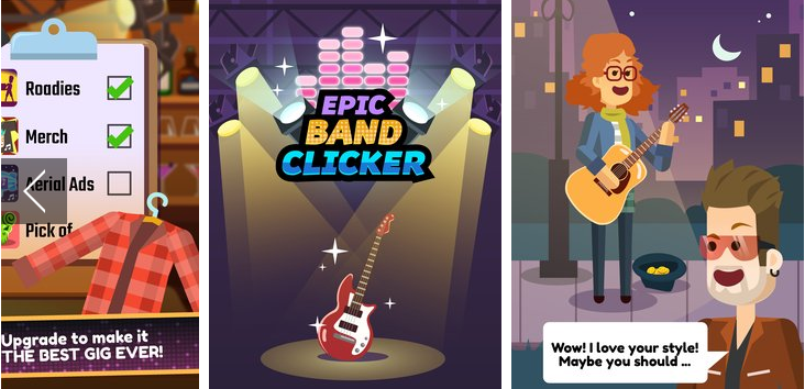 epic band clicker